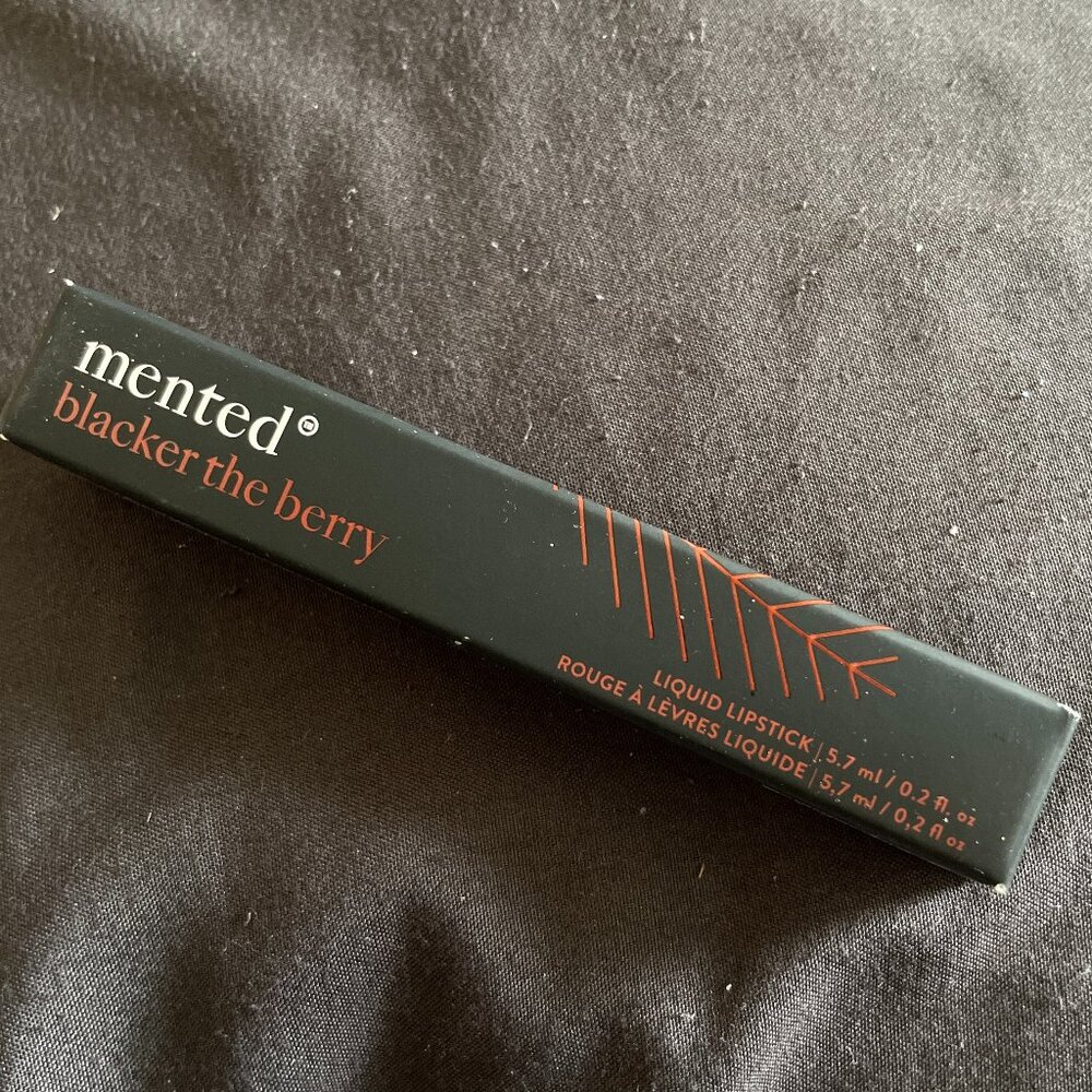 Mented Liquid Lipstick (Blacker The Berry) - BNWT